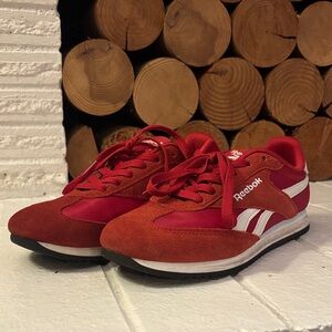 Reebok Kids Red and White Sneakers